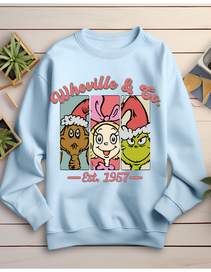 Whoville Cozy: Celebrate the Spirit Sweatshirt