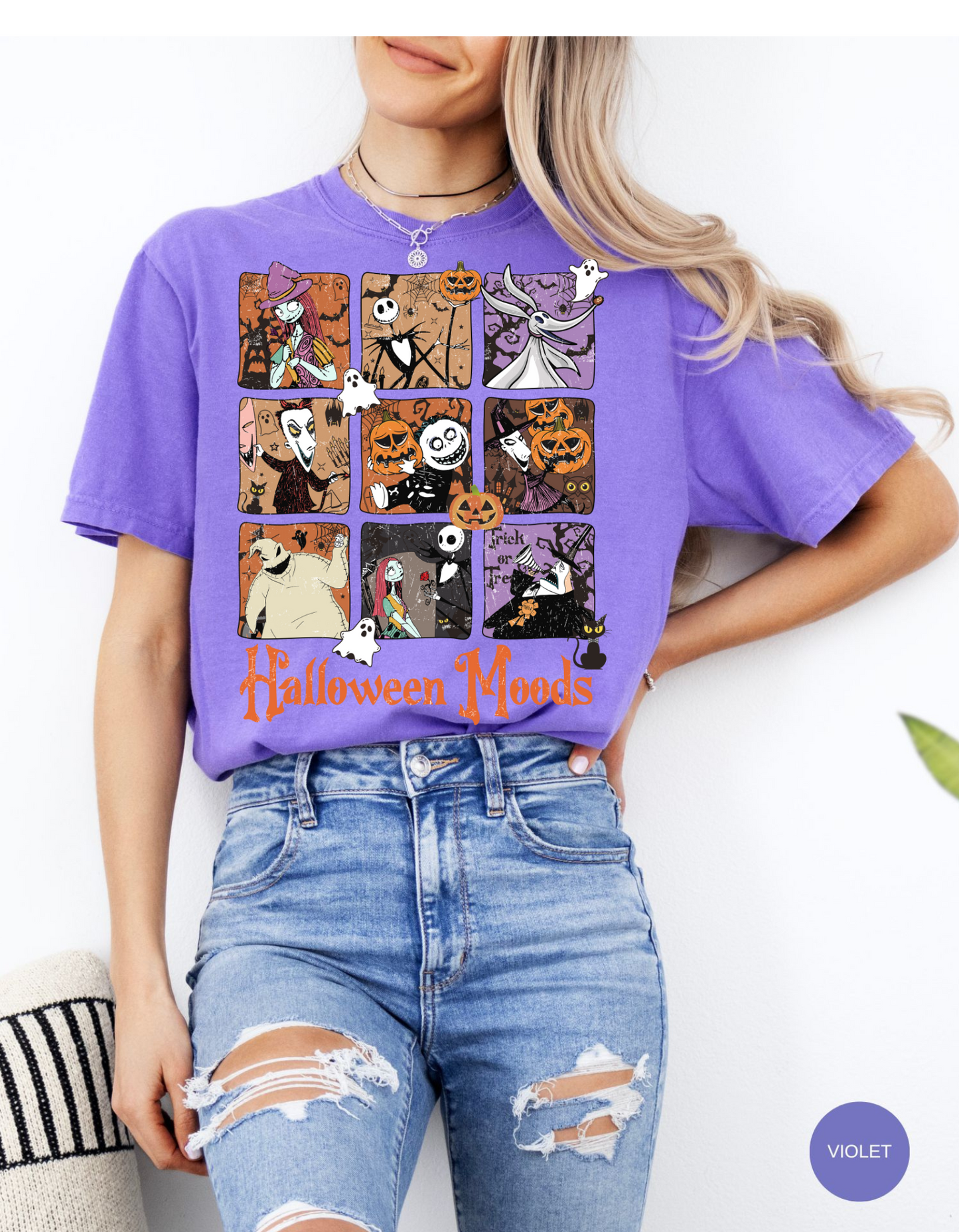 Spooky Faces of Halloween Tee