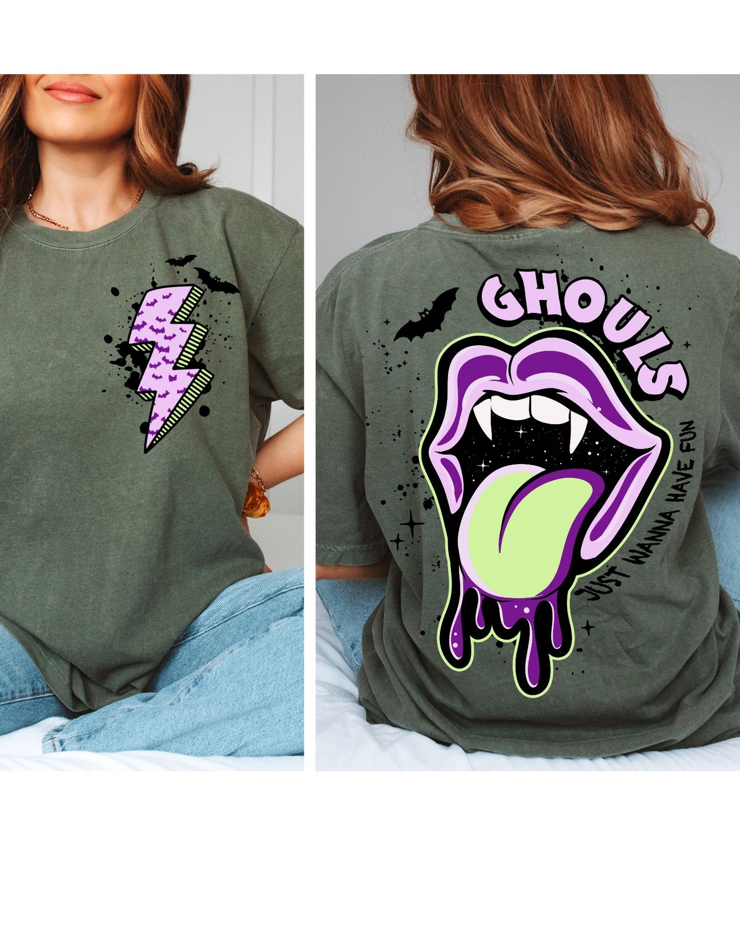 Mean Ghouls Just Wanna Have Fun Halloween Tee