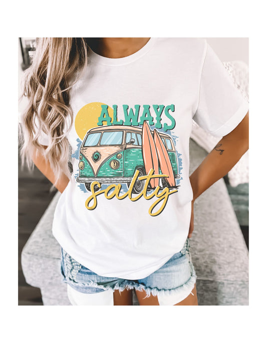 Salty State of Mind Tee: Always Salty