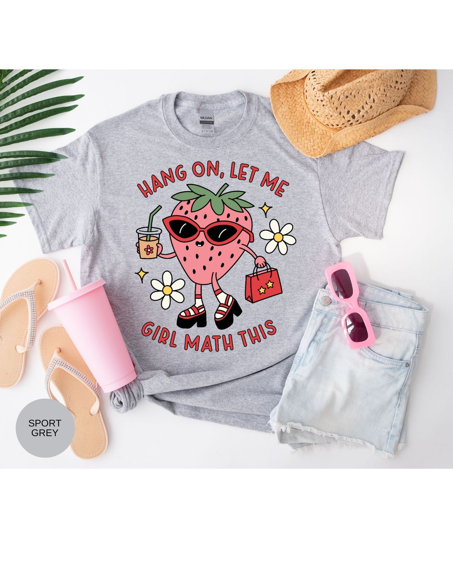 Brainy Chic: 'Hang On, Let Me Girl Math This' 100% Cotton T-Shirt