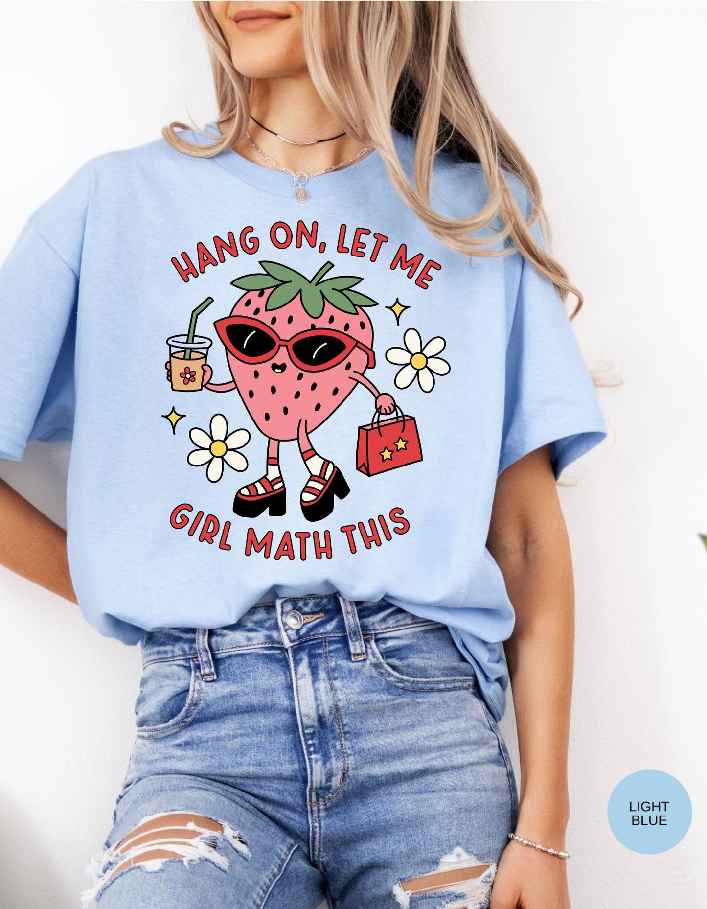 Brainy Chic: 'Hang On, Let Me Girl Math This' 100% Cotton T-Shirt