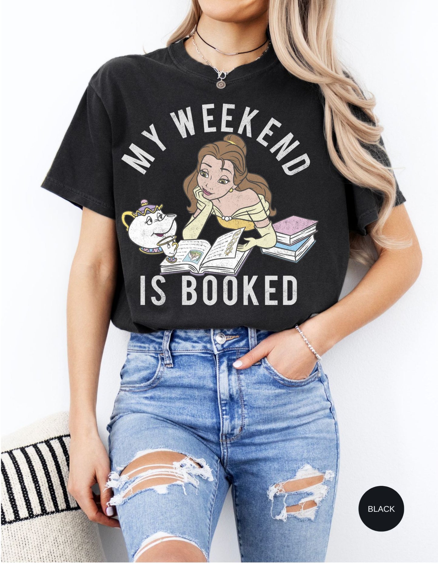 My Weekend is Booked: Literary Bliss Tee