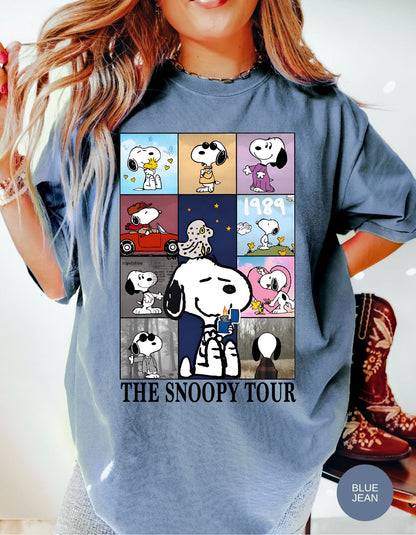 Snoopy's Rockin' Retro Tee: Join the Eras Tour!