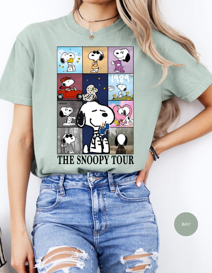 Snoopy's Rockin' Retro Tee: Join the Eras Tour!