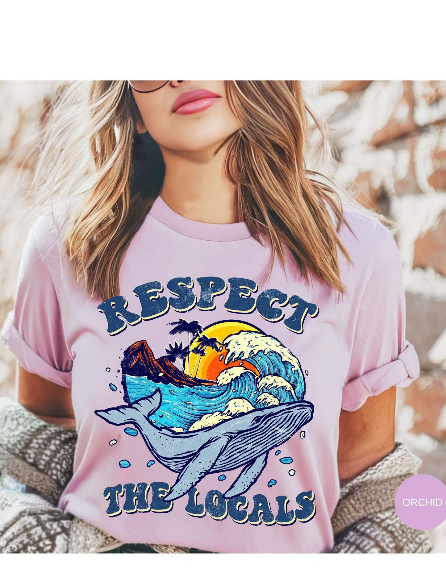 Respect the Locals Whale Watcher Tee