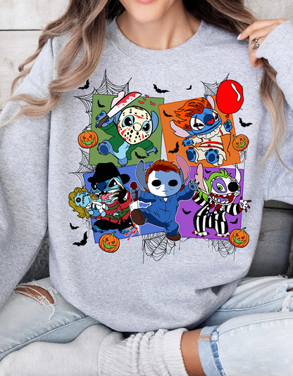 Spooky Space Alien Halloween Sweater