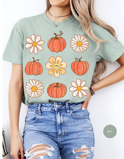 Retro Bloom & Harvest Tee