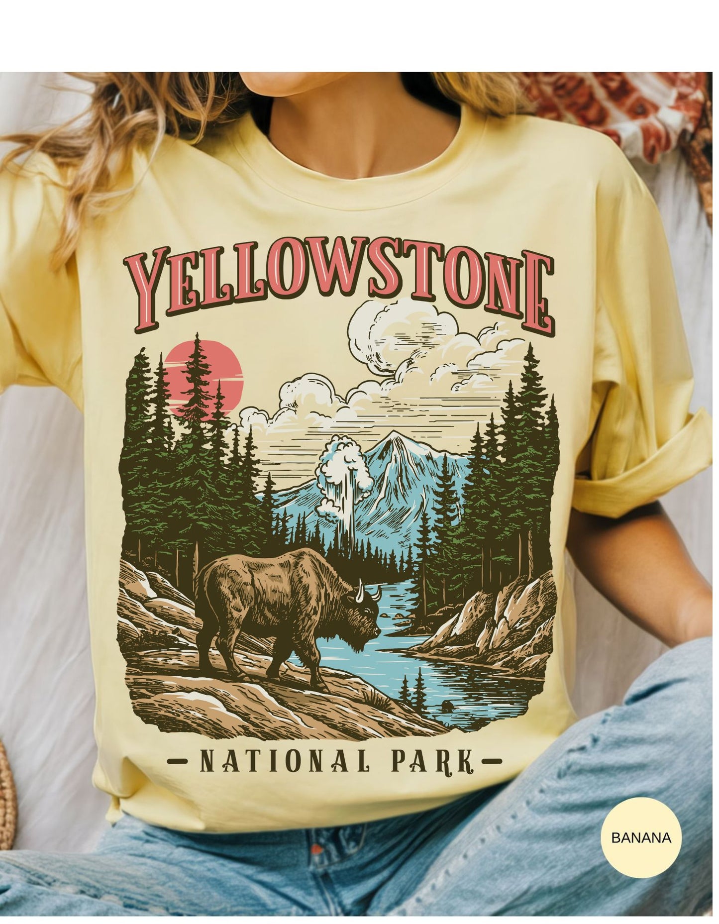 Yellowstone Vintage Adventure Tee