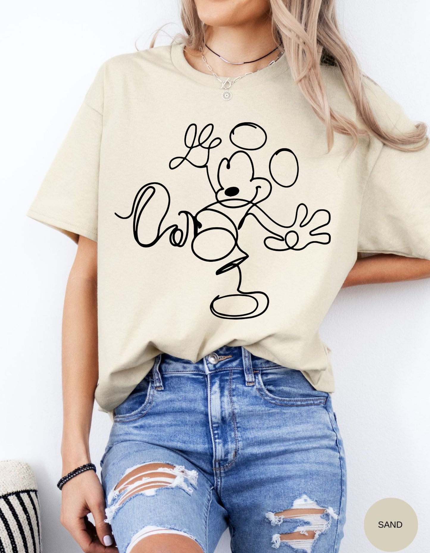 Iconic Mouse Sketch Tee