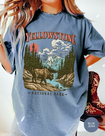 Yellowstone Vintage Adventure Tee