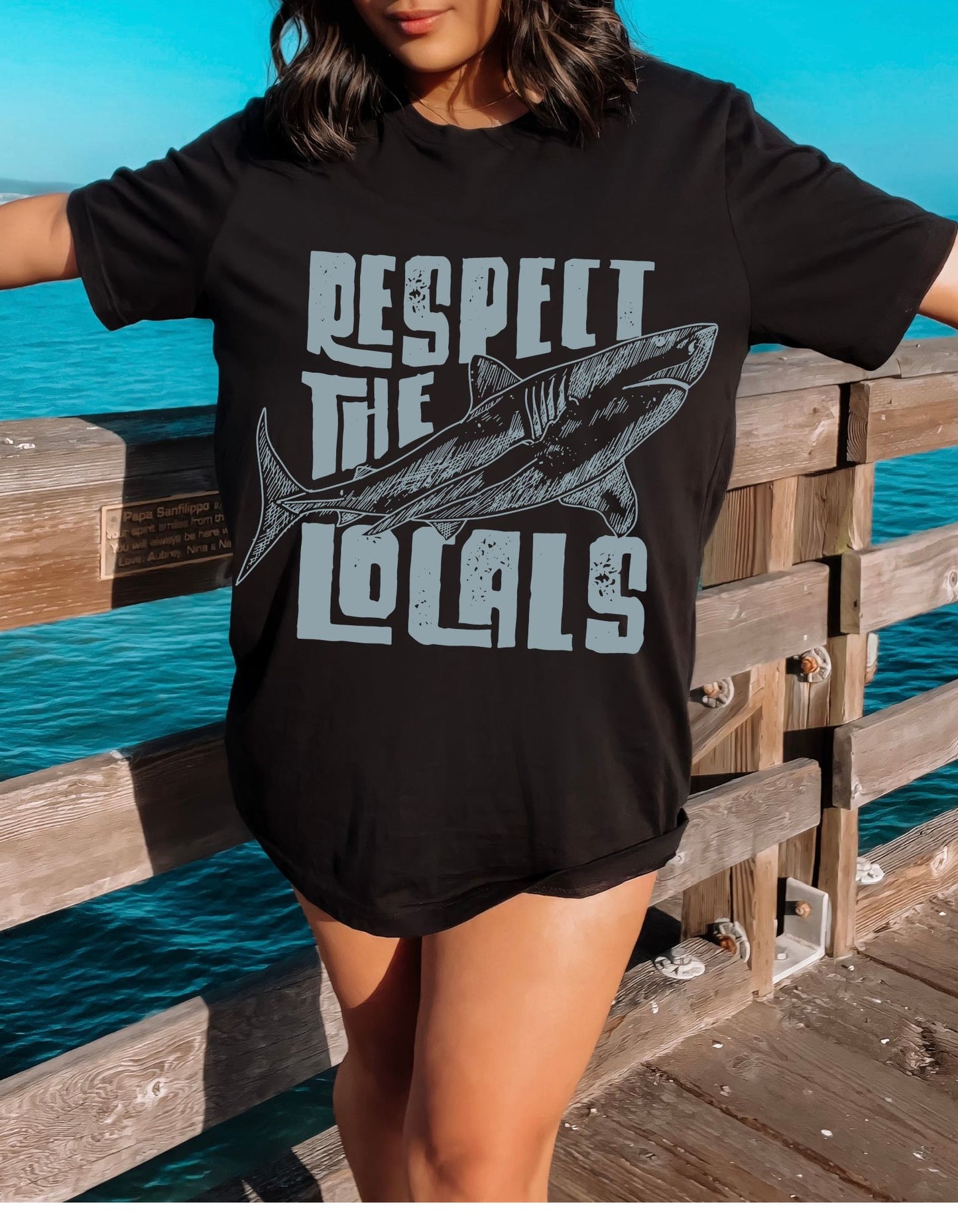 Save the Locals: Shark Summer Tee