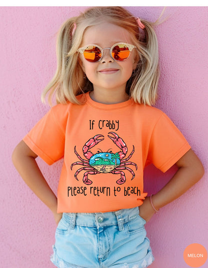 Crabby Beachcomber Kids Tee