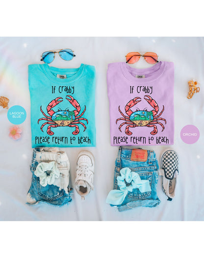 Crabby Beachcomber Kids Tee