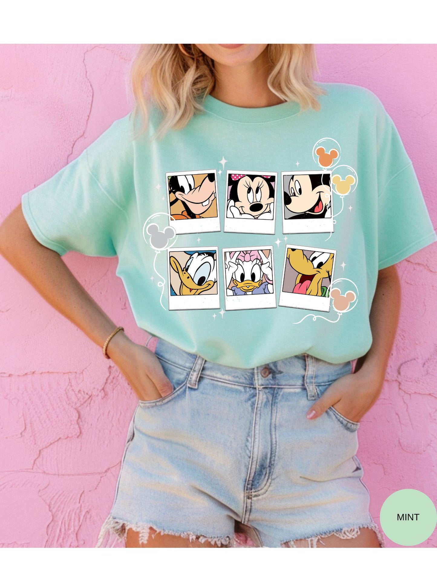 Mickey & Pals Polaroid Flashback Tee