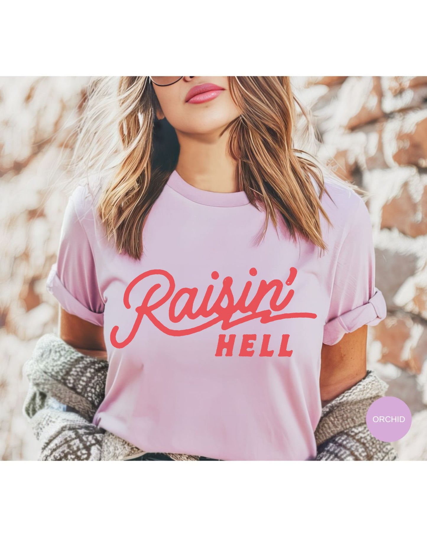 Raisin' Hell Cowgirl Tee