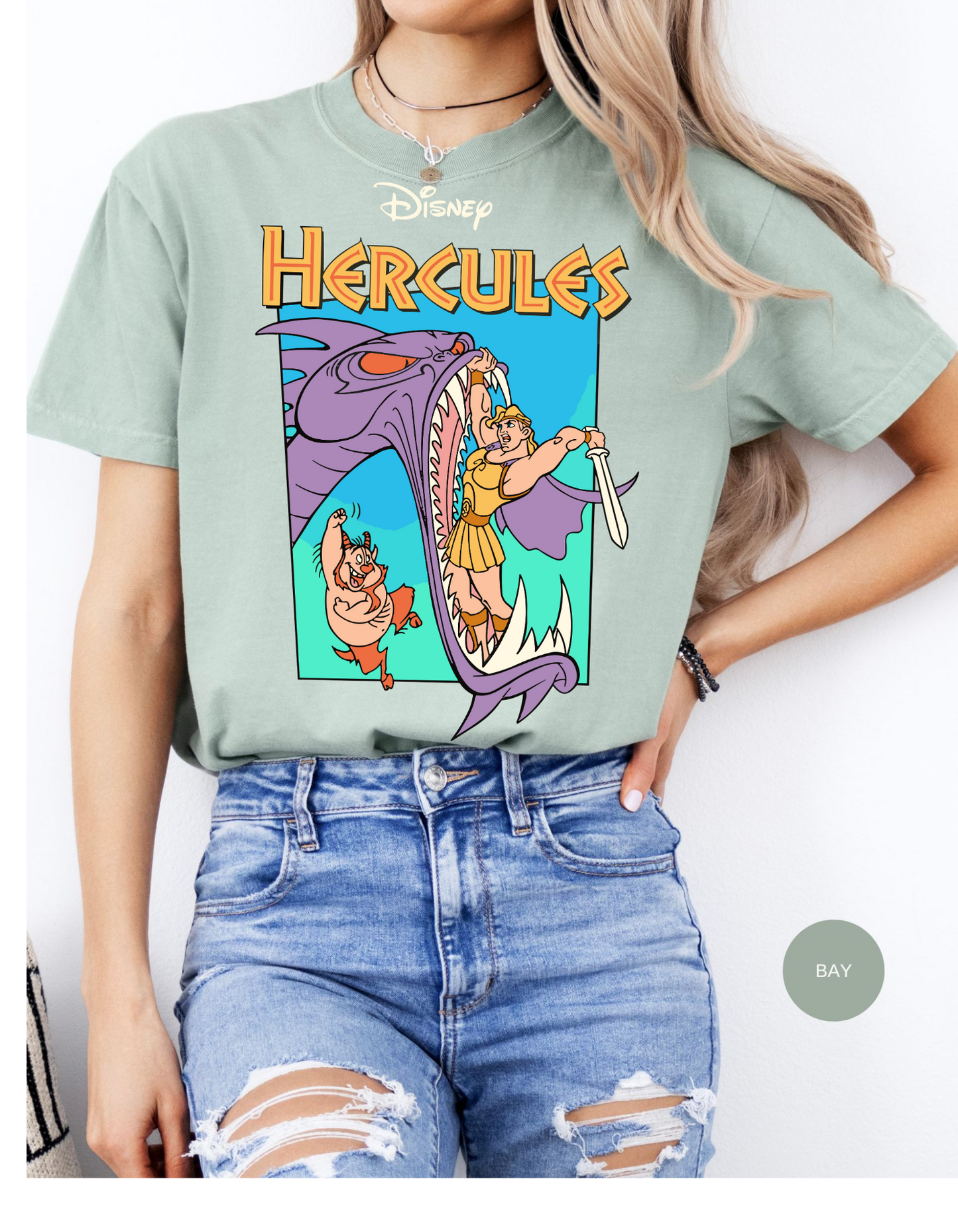 Battle of the Titans: 90s Retro Hero Tee