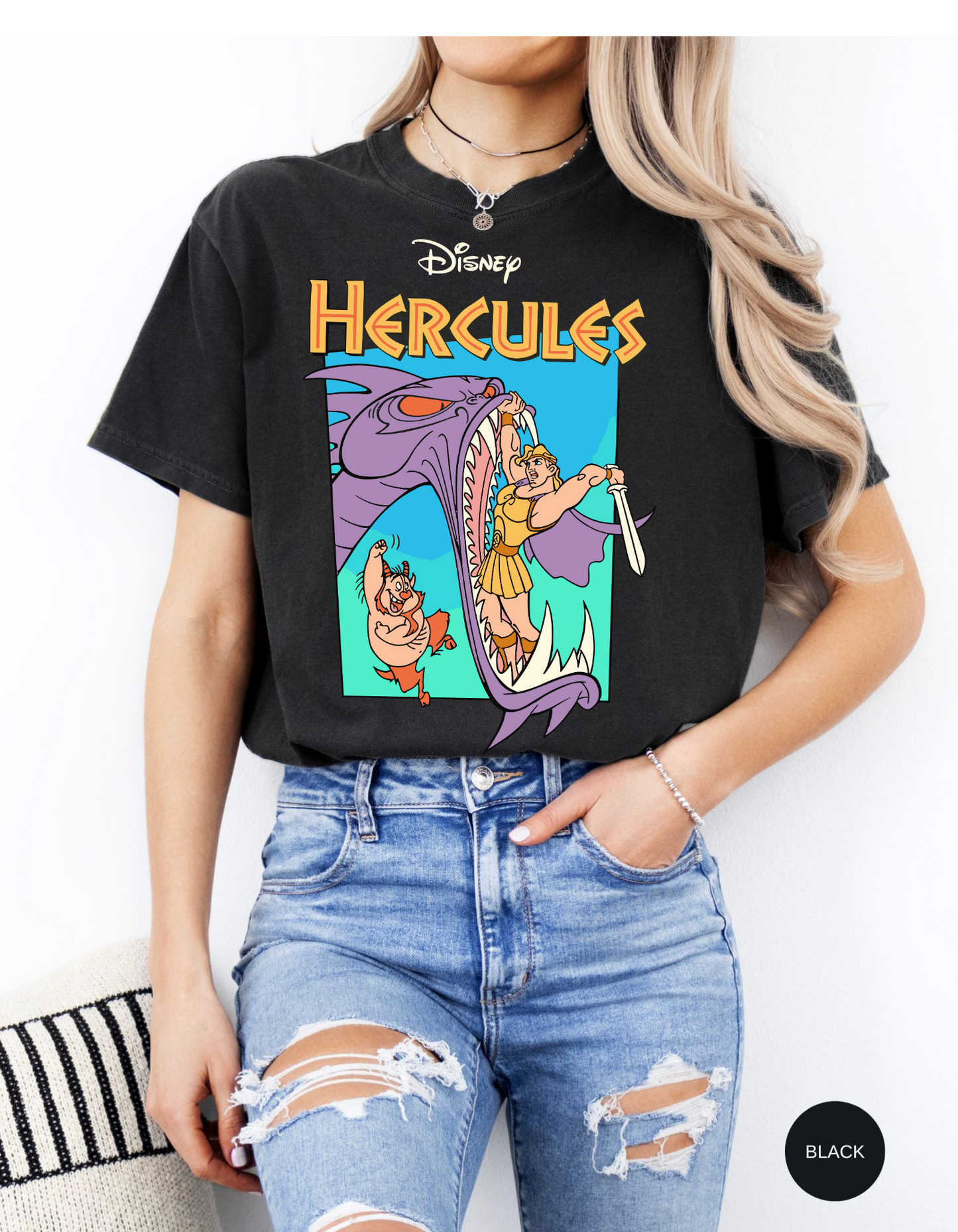 Battle of the Titans: 90s Retro Hero Tee