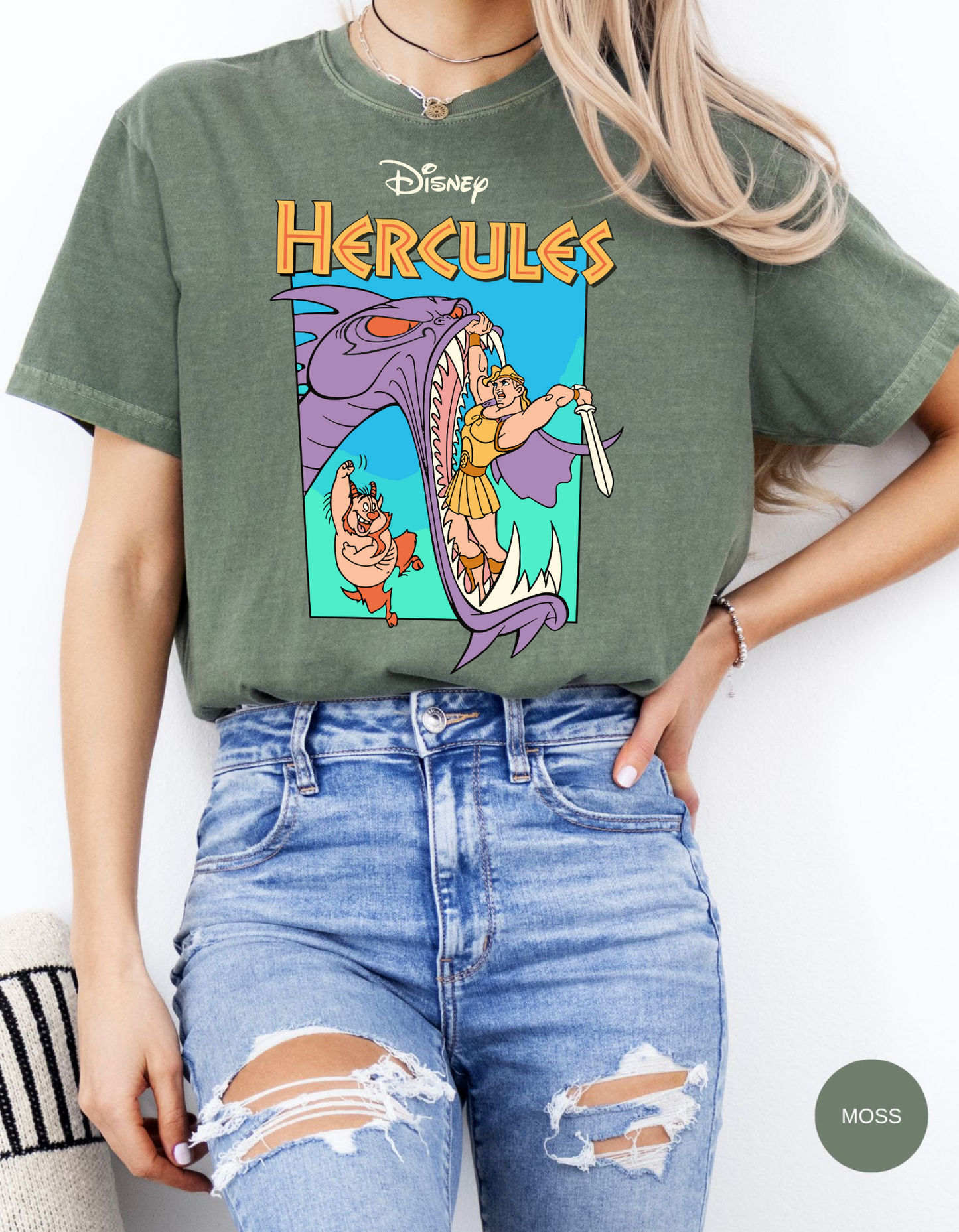 Battle of the Titans: 90s Retro Hero Tee