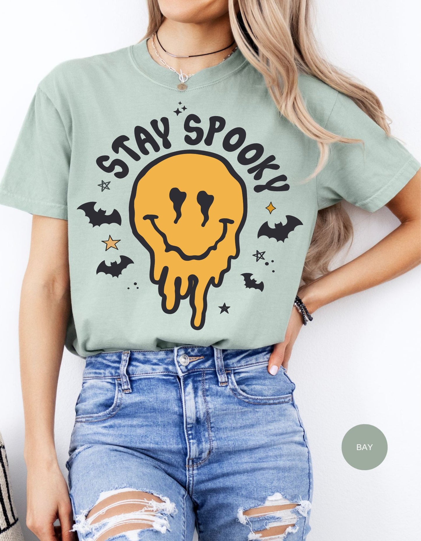 Melting Smiles Stay Spooky Tee