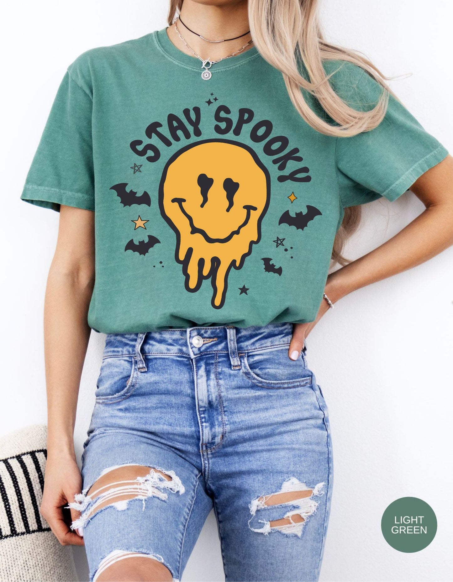 Melting Smiles Stay Spooky Tee