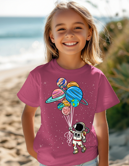 Galactic Balloon Adventure: Astronaut Dreams Tee