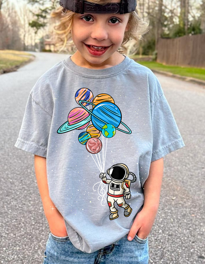 Galactic Balloon Adventure: Astronaut Dreams Tee