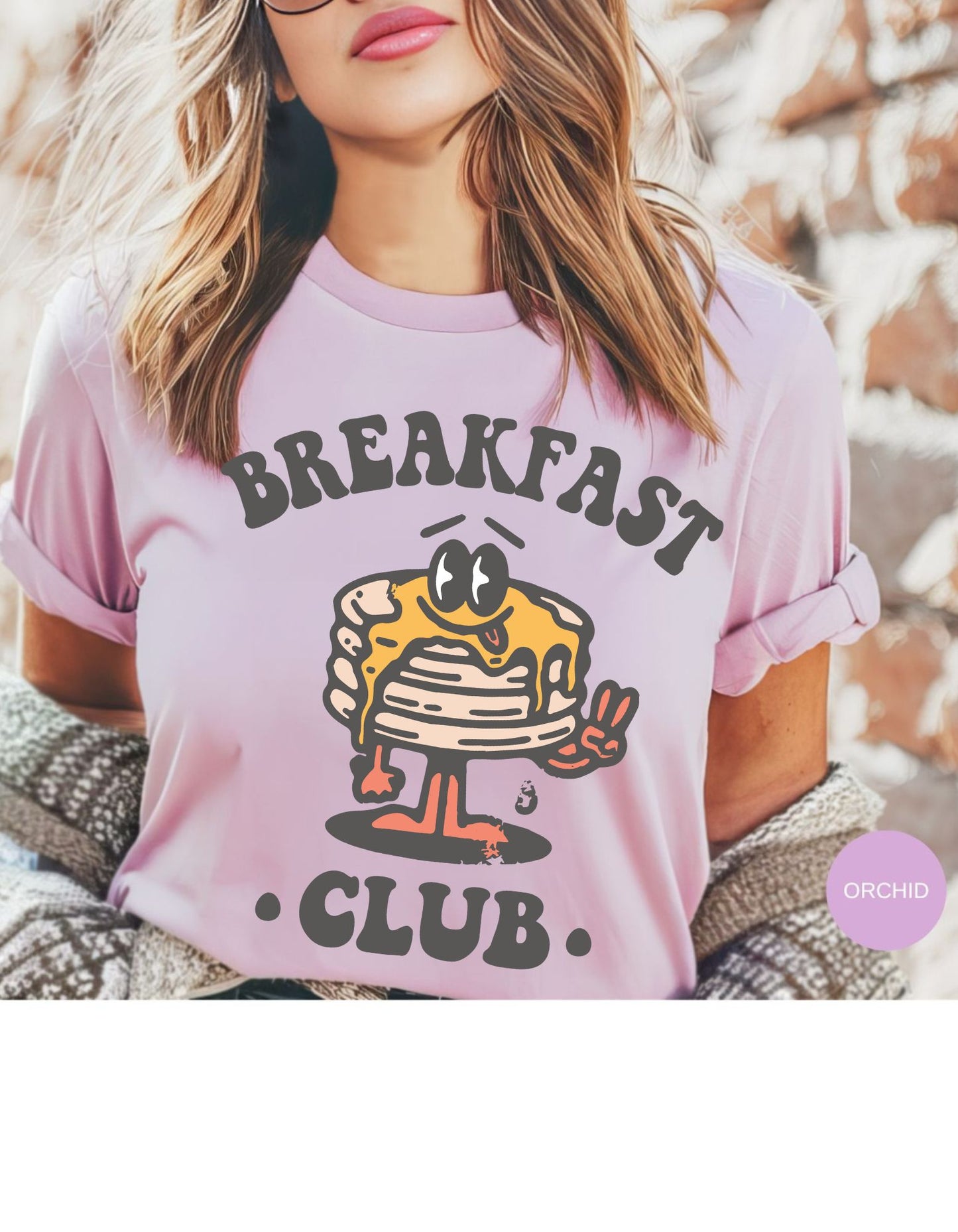 Fluffy Pancake Smiles Tee - Join the Breakfast Club!