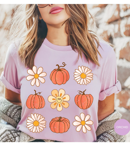 Retro Bloom & Harvest Tee