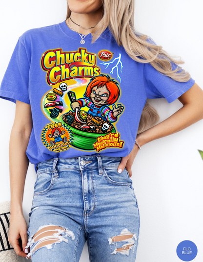 Chucky Charms Halloween Tee - There's Magically Malicious!