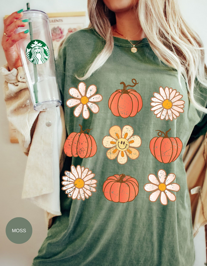 Retro Bloom & Harvest Tee