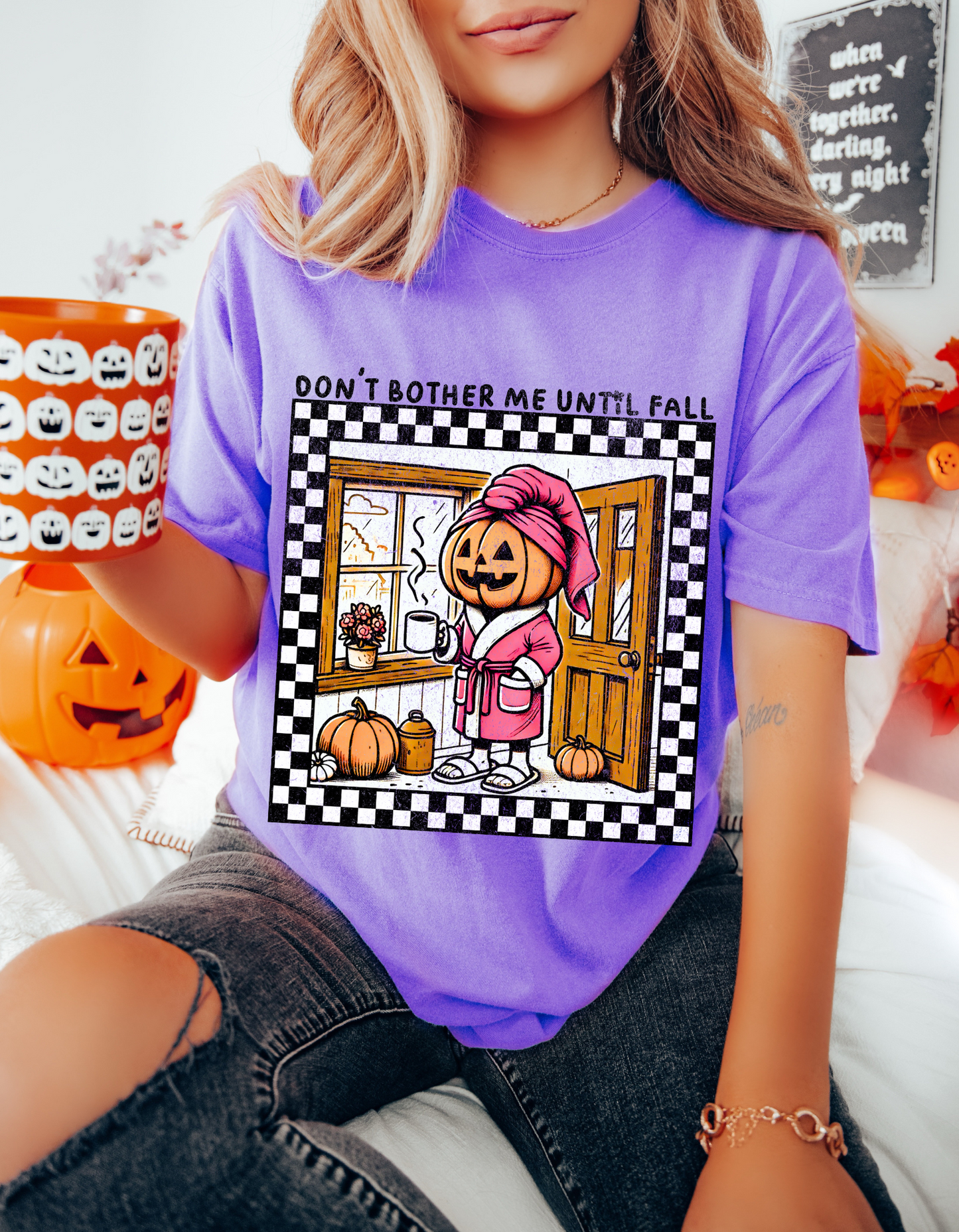 Fall Vibes Only Pumpkin Tee