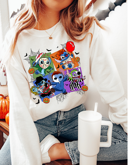 Spooky Space Alien Halloween Sweater