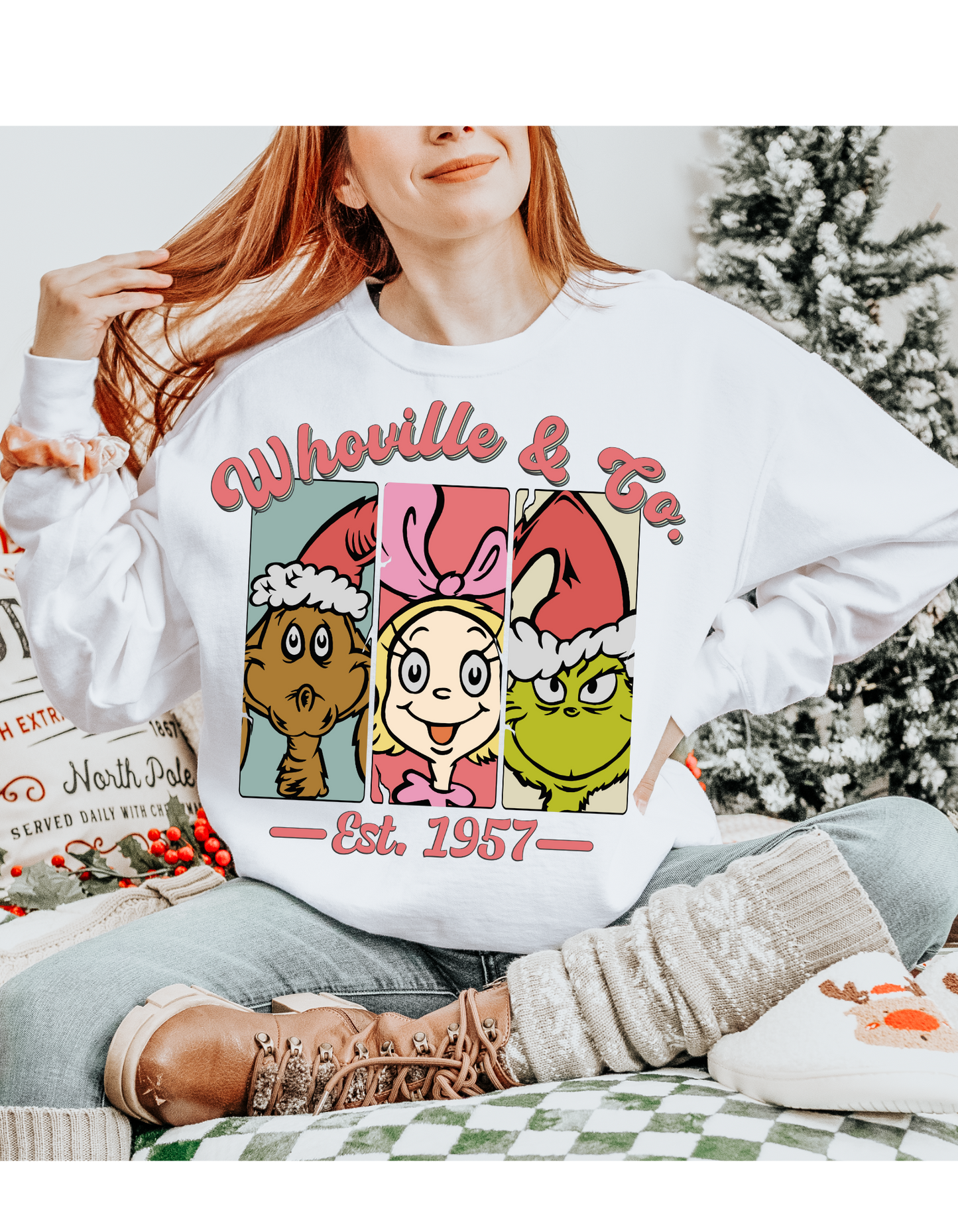 Whoville Cozy: Celebrate the Spirit Sweatshirt